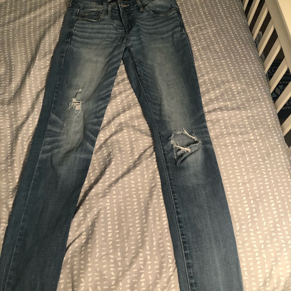 Light wash jeans